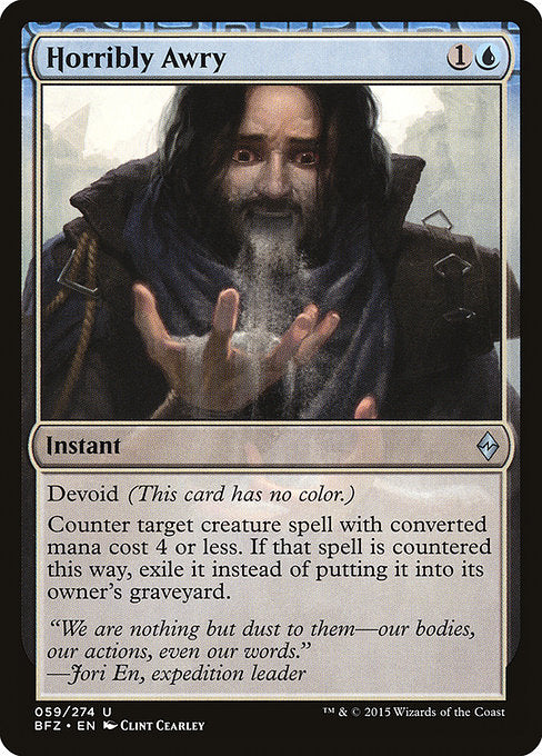 Horribly Awry - Battle for Zendikar - U - 59