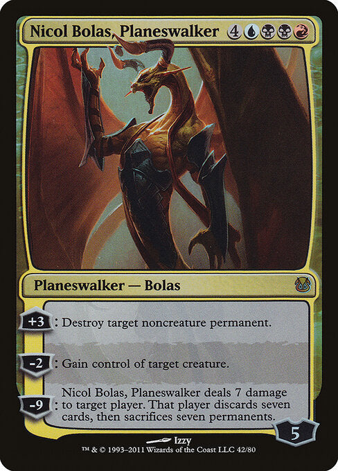 Nicol Bolas, Planeswalker - Duel Decks: Ajani vs. Nicol Bolas - M - 42