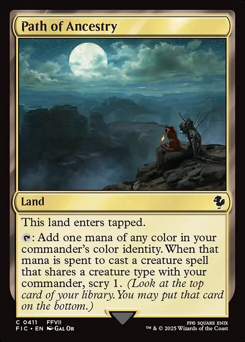 Path of Ancestry (Surge Foil) - Commander: FINAL FANTASY - C - 411