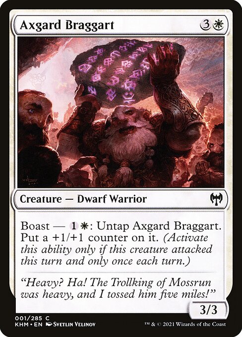 Axgard Braggart - Kaldheim - C - 1