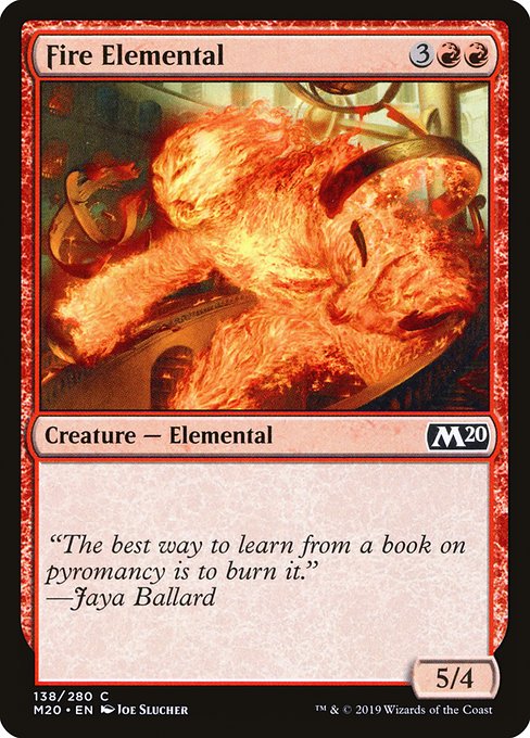 Fire Elemental - Core Set 2020 - C - 138