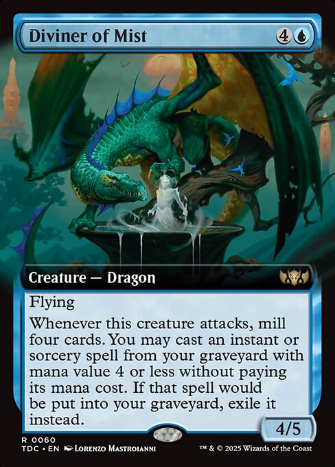 Diviner of Mist (Extended Art) - Commander: Tarkir: Dragonstorm - R - 60
