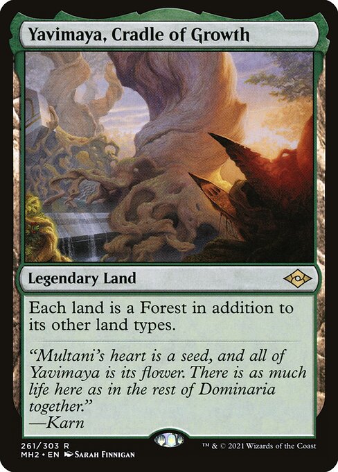 Yavimaya, Cradle of Growth - Modern Horizons 2 - R - 261