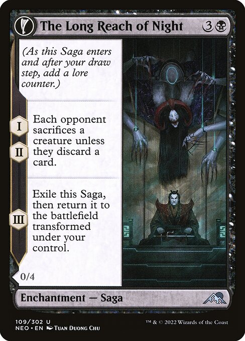 The Long Reach of Night - Kamigawa: Neon Dynasty - U - 109