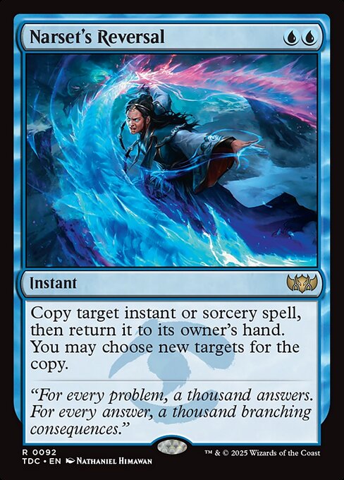 Narset's Reversal - Commander: Tarkir: Dragonstorm - R - 92