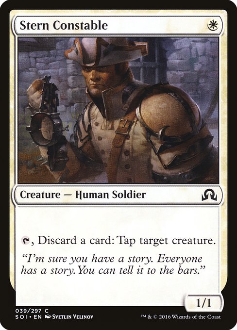 Stern Constable - Shadows over Innistrad - C - 39