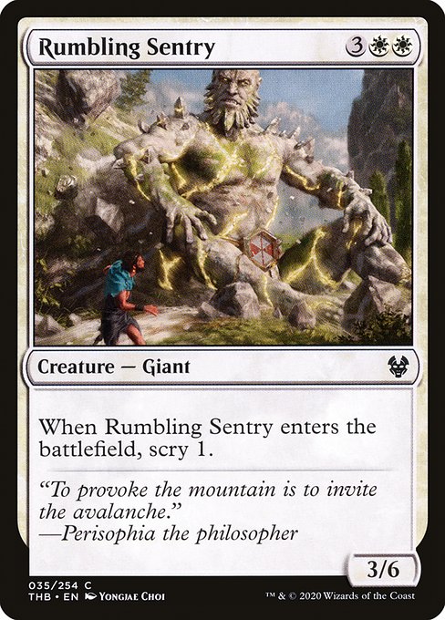 Rumbling Sentry - Theros Beyond Death - C - 35