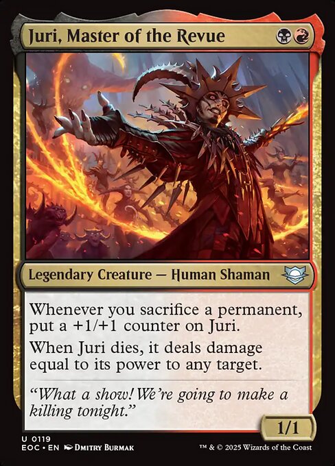 Juri, Master of the Revue - Commander: Edge of Eternities - U - 119