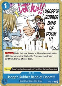 Usopp's Rubber Band of Doom!!! - Pillars of Strength Pre-Release Cards - C - OP03-054