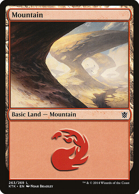 Mountain (263) - Khans of Tarkir - L - 263