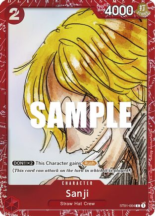 Sanji (Premium Card Collection -ONE PIECE FILM RED Edition-) - One Piece Promotion Cards - C - ST01-004