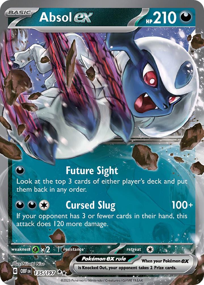 Absol ex - 135/197 - SV03: Obsidian Flames - Double Rare - 135/197