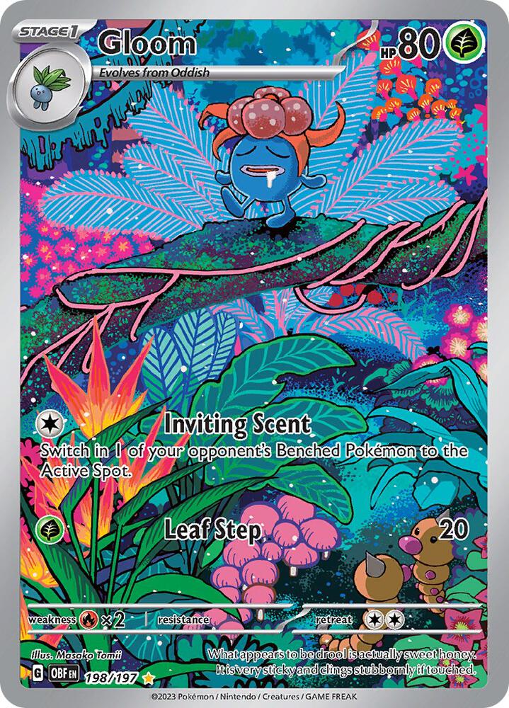 Gloom - 198/197 - SV03: Obsidian Flames - Illustration Rare - 198/197