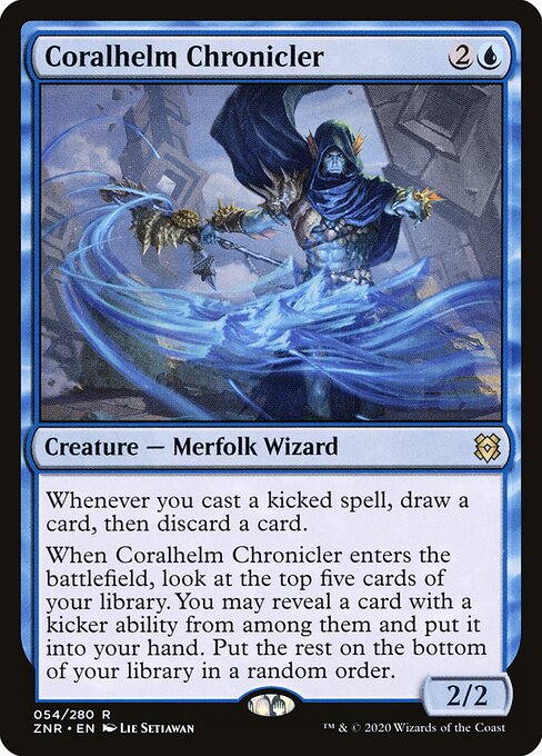 Coralhelm Chronicler - Zendikar Rising - R - 54