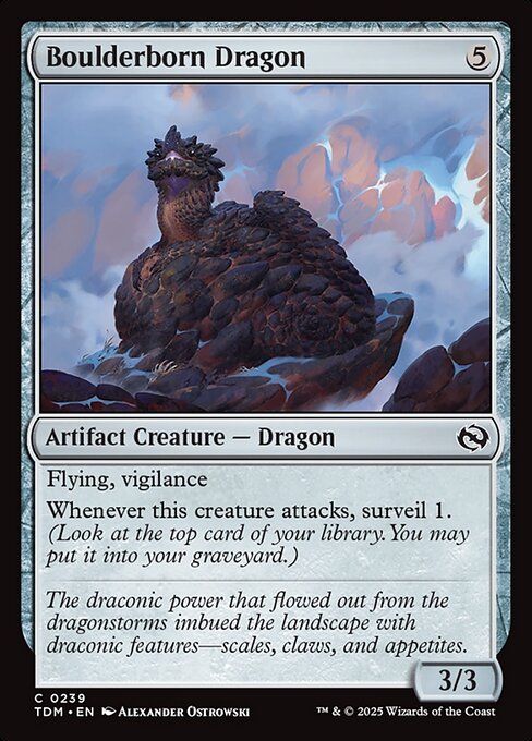 Boulderborn Dragon - Tarkir: Dragonstorm - C - 239