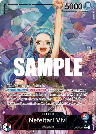 Nefeltari Vivi (001) (Alternate Art) - Kingdoms of Intrigue - L - OP04-001