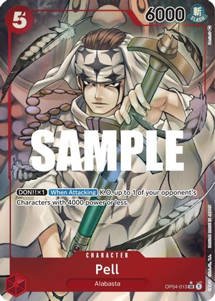 Pell (Alternate Art) - Kingdoms of Intrigue - SR - OP04-013