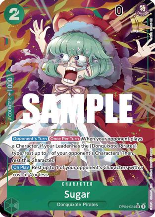 Sugar (Alternate Art) - Kingdoms of Intrigue - SR - OP04-024