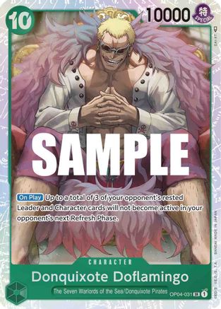 Donquixote Doflamingo (031) - Kingdoms of Intrigue - SR - OP04-031