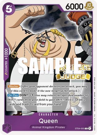 Queen (Judge Pack Vol. 2) - One Piece Promotion Cards - PR - ST04-005