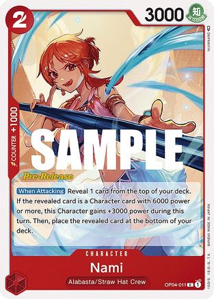 Nami - Kingdoms of Intrigue Pre-Release Cards - C - OP04-011