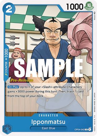 Ipponmatsu - Kingdoms of Intrigue Pre-Release Cards - C - OP04-042