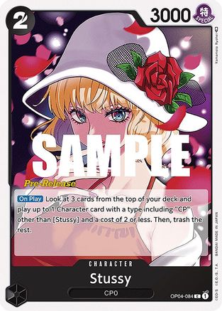 Stussy - Kingdoms of Intrigue Pre-Release Cards - C - OP04-084