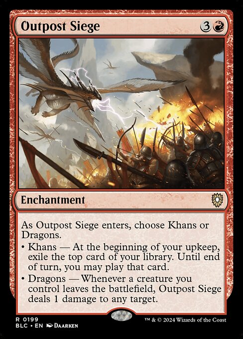 Outpost Siege - Commander: Bloomburrow - R - 199