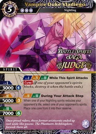 Vampire Duke Vladiego (Judge Pack Vol. 3) - Launch & Event Promos - Rare - BSS03-018