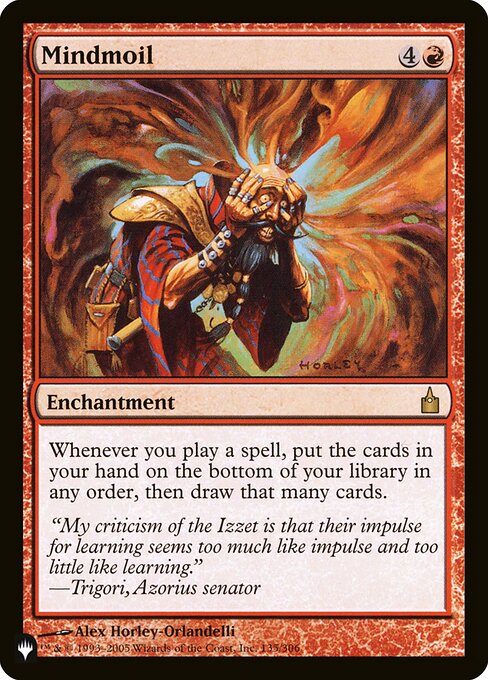 Mindmoil - The List Reprints - R - 135/306