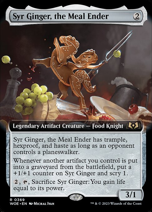 Syr Ginger, the Meal Ender (Extended Art) - Wilds of Eldraine - R - 369