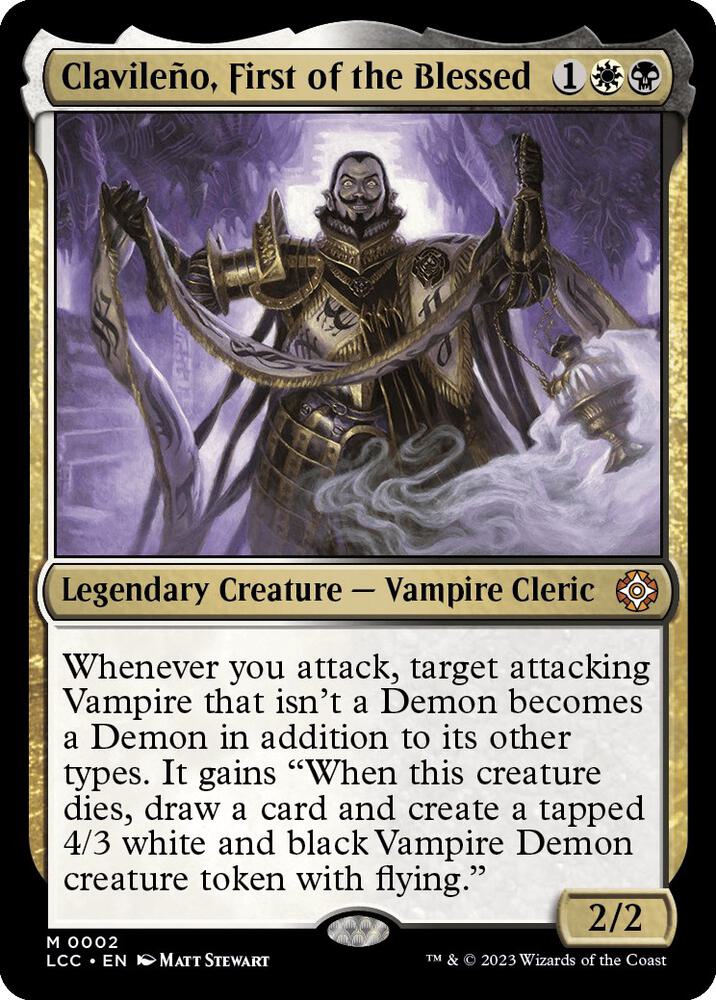 Clavileno, First of the Blessed - Commander: The Lost Caverns of Ixalan - M - 2