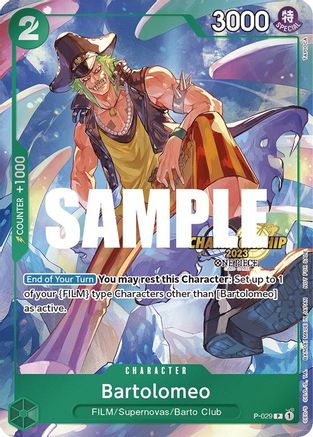 Bartolomeo (CS 2023 Event Pack) - One Piece Promotion Cards - PR - P-029