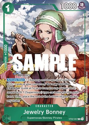 Jewelry Bonney (CS 2023 Celebration Pack) - One Piece Promotion Cards - C - ST02-007