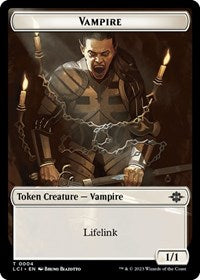 Vampire // Vampire Demon Double-Sided Token - The Lost Caverns of Ixalan - T - 4 // 15