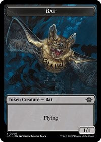 Bat // Vampire (0004) Double-Sided Token - The Lost Caverns of Ixalan - T - 6 // 4