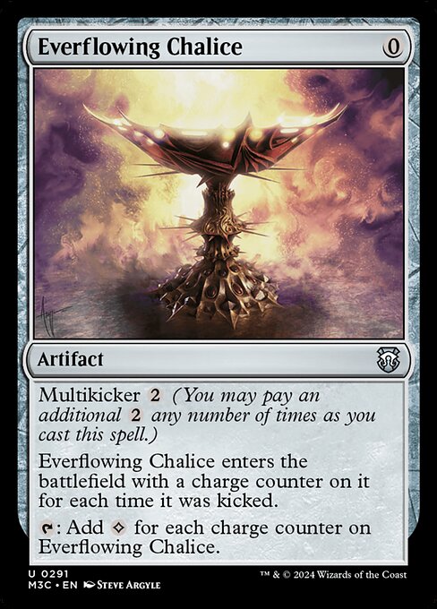 Everflowing Chalice (Ripple Foil) - Commander: Modern Horizons 3 - U - 291