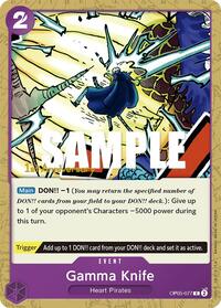 Gamma Knife - Awakening of the New Era: 1st Anniversary Tournament Cards - C - OP05-077