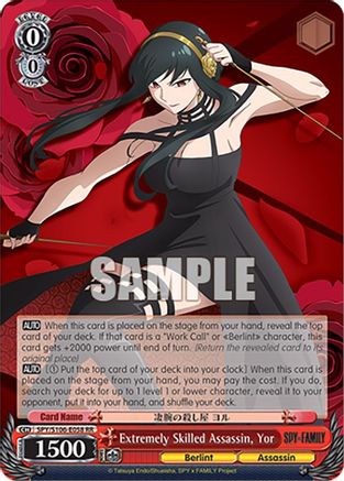 Extremely Skilled Assassin, Yor - SPY x FAMILY - Double Rare - SPY/S106-E058 RR