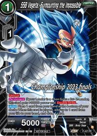 SSB Vegeta, Surmounting the Impossible (2023 Championship Finals Celebration Pack) - Tournament Promotion Cards - Promo - P-427