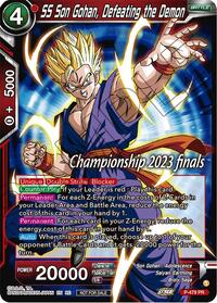 SS Son Gohan, Defeating the Demon (2023 Championship Finals Celebration Pack) - Tournament Promotion Cards - Promo - P-479