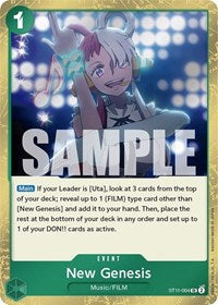 New Genesis - Starter Deck 11: Uta - SR - ST11-004