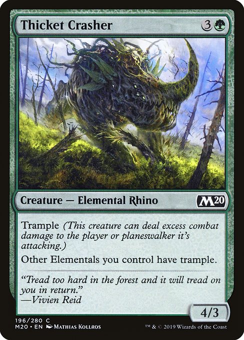 Thicket Crasher - Core Set 2020 - C - 196