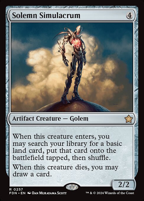 Solemn Simulacrum - Foundations - R - 257
