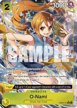 O-Nami (Alternate Art) - Wings of the Captain - R - OP06-101