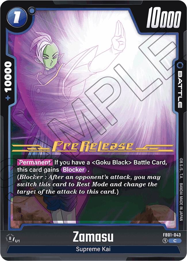 Zamasu - FB01-043 - Awakened Pulse Pre-Release Cards - Common - FB01-043
