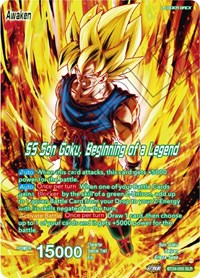 Son Goku // SS Son Goku, Beginning of a Legend (SLR) - Beyond Generations - Special Leader Rare - BT24-055