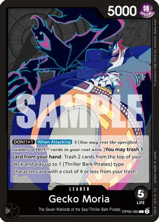 Gecko Moria (080) - Wings of the Captain - L - OP06-080