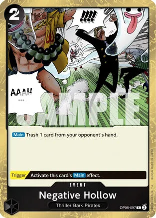 Negative Hollow - Wings of the Captain - R - OP06-097