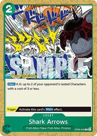 Shark Arrows - Wings of the Captain Pre-Release Cards - C - OP06-040